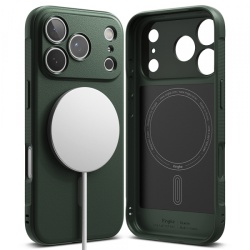 Husa MagSafe pentru Apple iPhone 17 Pro, Ringke, Onyx, Verde Inchis