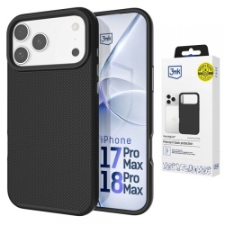 Husa MagSafe pentru Apple iPhone 18 Pro Max / 17 Pro Max, 3MK, Fortis, Neagra