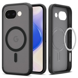 Husa MagSafe pentru Google Pixel 10a, Spigen, Ultra Hybrid, Neagra Satinata ACS11278