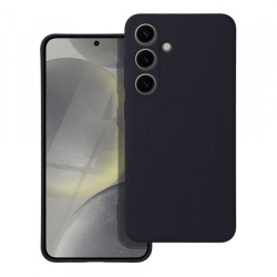 Husa MagSafe pentru Samsung Galaxy A56 A566, OEM, Silicone Mag, Neagra