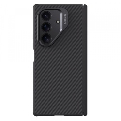 Husa MagSafe pentru Samsung Galaxy Z Fold7 F966, Nillkin, CarboProp with Camera Cutout, Neagra