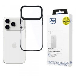 Husa pentru Apple iPhone 17 Pro, 3MK, Satin Armor Case+, Neagra