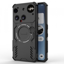 Husa pentru Nothing Phone (3), Techsuit, ArmorMag, Neagra
