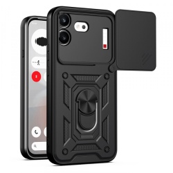 Husa pentru Nothing Phone (4b), Techsuit, CamShield, Neagra