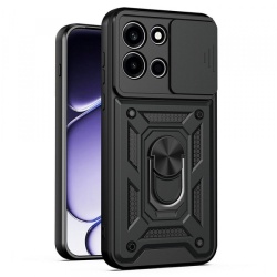 Husa pentru OnePlus Nord 6, Techsuit, CamShield, Neagra