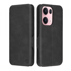 Husa pentru Oppo Reno13 Pro, Techsuit, Safe Wallet Plus, Neagra