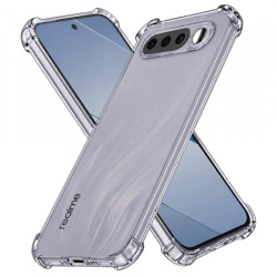 Husa pentru Realme 16, Techsuit, Shockproof Clear, Fumurie