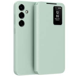 Husa pentru Samsung Galaxy A57 5G, Techsuit, SmartView, Verde, Resigilata