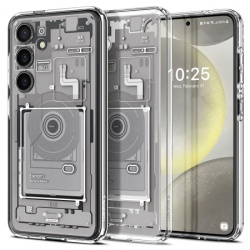 Husa pentru Samsung Galaxy S24 S921, Spigen, Ultra Hybrid Zero One, Alba