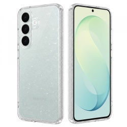 Husa pentru Samsung Galaxy S26 FE S741 / S25 FE, Techsuit, SparkleSkin, Transparenta