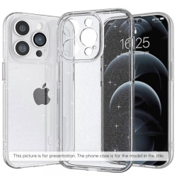 Husa pentru Samsung Galaxy S26 Ultra, Techsuit, SparkleSkin, Transparenta