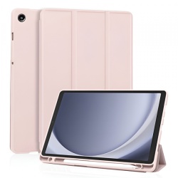 Husa pentru Samsung Galaxy Tab A11 / Tab A9, Techsuit, Flex Trifold New Model, Roz