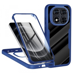 Husa pentru Xiaomi Redmi Note 14 Pro+ 5G / Note 14 Pro 5G / Poco X7, Techsuit, ColorVerse 360, Albastra