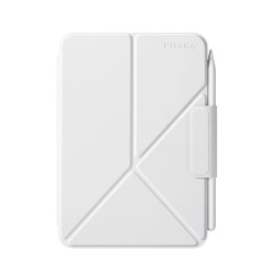 Husa Pitaka MagEZ Folio 2, iPad Mini 6/ Mini A17 Pro, Alb