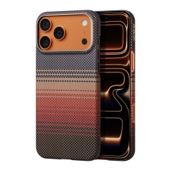 Husa Pitaka pentru iPhone 17 Pro, MagEZ 7 Pro, 600D, Ultra-Slim, Sunset