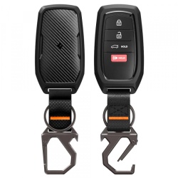 Husa Spigen TK100 pentru Chei Toyota Smart, Neagra ACS11366
