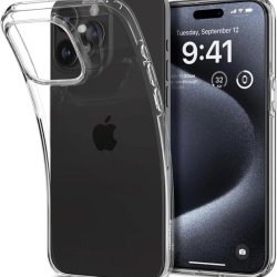 Husa telefon Spigen IPHONE 15 PRO CRISTAL LICHID CRYSTAL CLEAR - Img 2