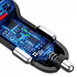 Incarcator auto DUDAO QuickCharge 3.0 3x USB 2.4A 18W - negru - Img 7