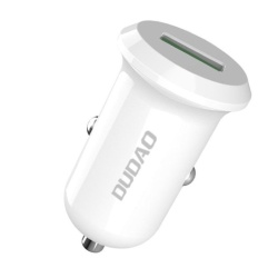 Încărcător auto Dudao R4 USB QC 3.0 / 15W / 4A alb