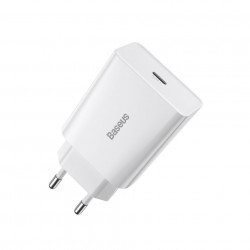 Incarcator Baseus Speed ​​Mini, USB-C, PD, 3A, 20W (alb)
