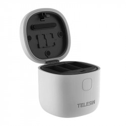Incarcator impermeabil cu 3 sloturi Telesin Allin box + 2 baterii pentru GoPro Hero 11 / 10 / 9 - Img 2