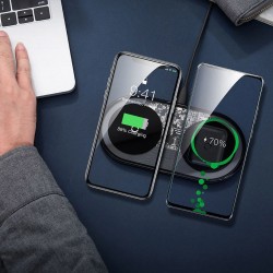 Incarcator wireless pentru smartphone-uri si AirPods , Baseus 18W transparent (WXJK-A01) - Img 2
