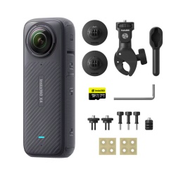 Insta360 X4 Motorcycle Bundle action