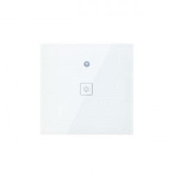 Intrerupator tactil de perete Wi-Fi eWeLink inteligent Woolley 1 cale cu senzor de miscare radar incorporat (alb) - Img 2