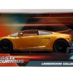 JADA FAST FURIOUS MASINUTA METALICA LAMBORGHINI GALLARDO AURIU SCARA 1 LA 24