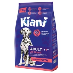 Kiani Hrana Uscata cu Aroma de Vita Talie M/L 10 Kg