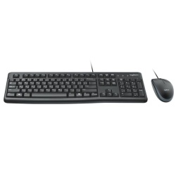 Kit Logitech Wired Desktop MK120, USB 2.0, layout US INTL, Negru - Img 5