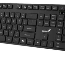 Kit wireless Genius Slimstar, negru
