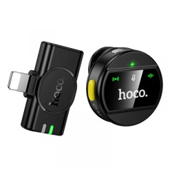 Lavaliera HOCO L21, Lightning, Neagra
