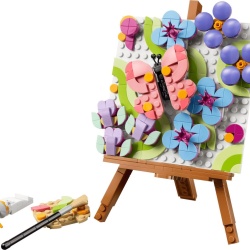 LEGO CREATOR TABLOU DECORATIV CU ARTA FLORALA 31390 - Img 3