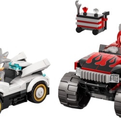 LEGO SONIC MASINA LUI SILVER VS CAMIONUL GIGANT AL LUI KNUCKLES 77118 - Img 3
