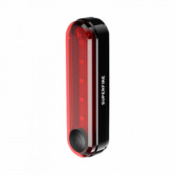Lumină spate pentru bicicletă Superfire BTL01, USB, 230mAh