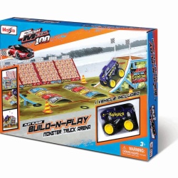 MAISTO FRESH METAL 100 SET DE CONSTRUCTIE PISTA MONSTER TRUCK CU 1 VEHICUL INCLUS