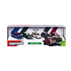 MAJORETTE SET 5 MASINUTE METALICE MINI ICONS SCARA 1 LA 64