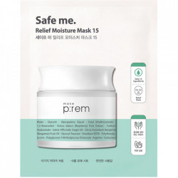 MAKE P:REM Safe Me. Relief Masca de fata hidratanta cu 15 ingrediente 25 ml
