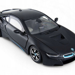MASINUTA METALICA BMW I8 NEGRU SCARA 1 LA 24
