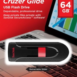 Memorie USB SanDisk Cruzer Glide 64 GB, USB 2.0. Negru - Img 11