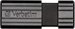 MEMORIE USB VERBATIM PINSTRIPE 16GB USB 2.0 NEGRU "49063" (TIMBRU VERDE 0.03 LEI)