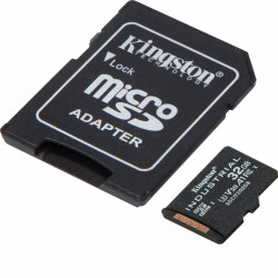 Memory Card microSDHC Kingston Industrial 32GB, Class 10, UHS-I U3, V30, A1 + Adaptor SD