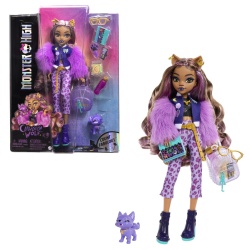 MONSTER HIGH PAPUSA CLAWDEEN WOLF SI CATELUL CRESCENT - Img 2