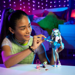 MONSTER HIGH PAPUSA FRANKIE STEIN CU ANIMALUT SI ACCESORII - Img 3