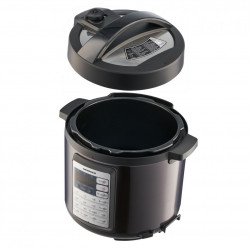 Multicooker cu gatire sub presiune Heinner Alacarte 38BK HPCK-38BK, 1000W, 5.7l, 14 programe, gatire sub presiune, presiune maxima 80 kPa (0.8 bar), afisaj LED, Negru/Inox - Img 3