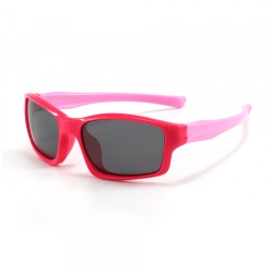 Ochelari De Soare Sport Copii Techsuit 8202-C30, Polarizati, Rosi Roz