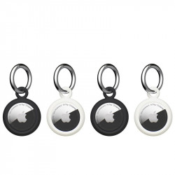 Pachet 4 x huse Airtag U by UAG Dot black / white - Apple AirTag