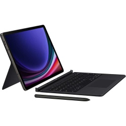 Pachet Samsung Galaxy Tab S9, X710, 12GB, 256GB, WiFi, Graphite + Husa cu Tastatura Samsung Book Cover Keyboard Black + Stylus Pen
