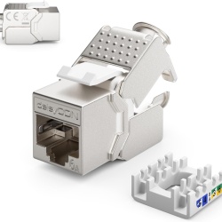 Panou Patch Modular de 12 Porturi deleyCON, 1U, Rack 10 Inch + 12 Bucăți Module Keystone RJ45 CAT6a, Negru - Img 7